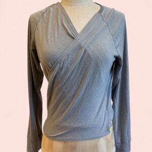 Nike Long Sleeve Dri Fit Wrap Top